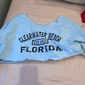 Clearwater Beach Cropped Tee